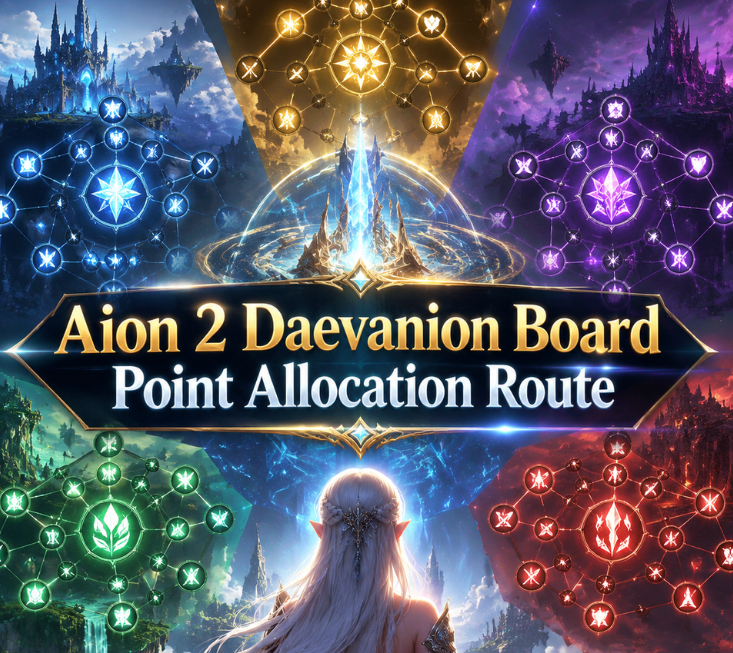 Aion 2 Daevanion Board Point Allocation Route